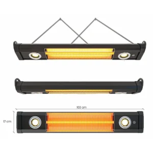 MirKraft VEGA 2500W Sarkıt Tipi Karbon Infrared Isıtıcı