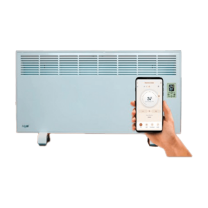 İvigo 2500 Watt Elektrikli Panel Konvektör Petek Isıtıcı Dijital Wifi Beyaz