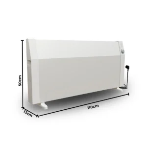 Mirkraft 600 W Manuel Konvektör Isıtıcı Petek Radyatör ECON 110 Beyaz